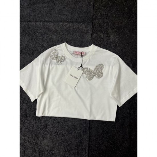 2024SS Short Sleeve T-shirt VALENTINO Valentino New Spring/Summer VIP Discount 2024SS Short Sleeve T-shirt VALENTINO Valentino New Spring/Summer VIP Discount