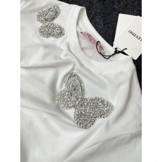 2024SS Short Sleeve T-shirt VALENTINO Valentino New Spring/Summer VIP Discount 2024SS Short Sleeve T-shirt VALENTINO Valentino New Spring/Summer VIP Discount