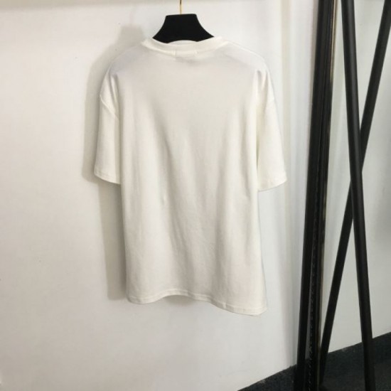 2024SS Short Sleeve T-shirt YSL Yves Saint Laurent Full of luxury 2024SS Short Sleeve T-shirt YSL Yves Saint Laurent Full of luxury
