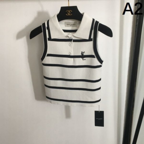 2024SS Knit Vest YSL Yves Saint Laurent is becoming more and more popular 2024SS Knit Vest YSL Yves Saint Laurent is becoming more and more popular
