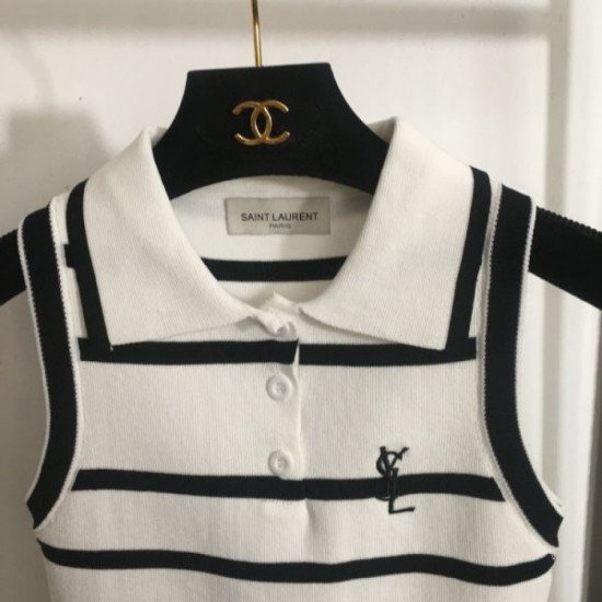 2024SS Knit Vest YSL Yves Saint Laurent is becoming more and more popular 2024SS Knit Vest YSL Yves Saint Laurent is becoming more and more popular