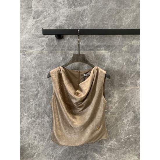 2024SS Sleeveless jacket YSL Yves Saint Laurent overwhelming approval rating 2024SS Sleeveless jacket YSL Yves Saint Laurent overwhelming approval rating