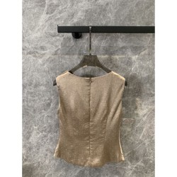 2024SS Sleeveless jacket YSL Yves Saint Laurent overwhelming approval rating