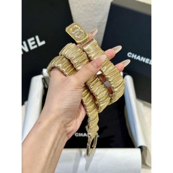 2024FW CHANEL CHANEL latest ahead fashionable logo belt 2024FW CHANEL CHANEL latest ahead fashionable logo belt