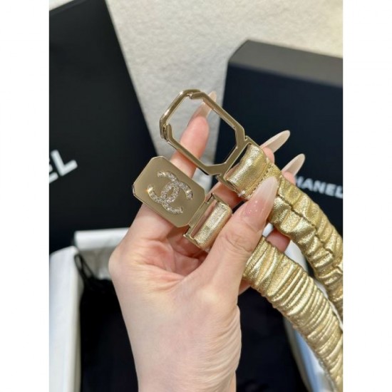 2024FW CHANEL CHANEL latest ahead fashionable logo belt 2024FW CHANEL CHANEL latest ahead fashionable logo belt