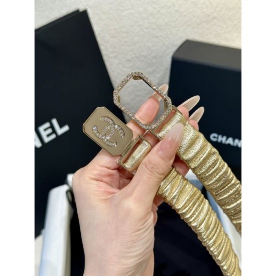 2024FW CHANEL CHANEL latest ahead fashionable logo belt 2024FW CHANEL CHANEL latest ahead fashionable logo belt