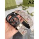 GUCCI Gucci Outstanding Brand Print 2024SS Belt GUCCI Gucci Outstanding Brand Print 2024SS Belt