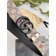 GUCCI Gucci Outstanding Brand Print 2024SS Belt GUCCI Gucci Outstanding Brand Print 2024SS Belt