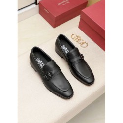 FERRAGAMO Salvatore Ferragamo Comfortable 2024SS Men's Business Shoes