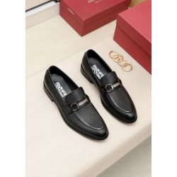 FERRAGAMO Salvatore Ferragamo Comfortable 2024SS Men's Business Shoes