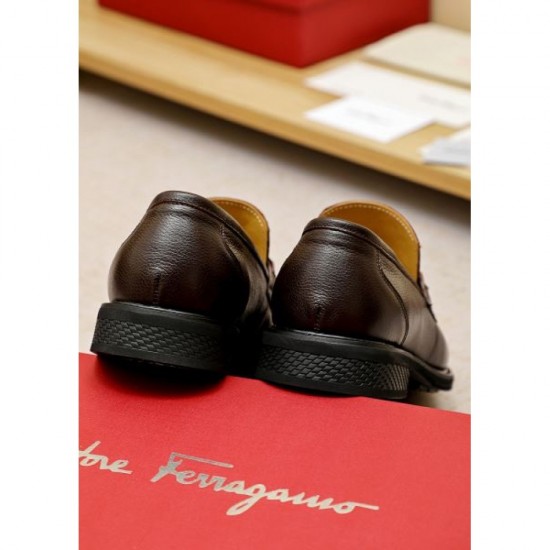 FERRAGAMO Salvatore Ferragamo Attracting Attention 2024SS Men's Business Shoes FERRAGAMO Salvatore Ferragamo Attracting Attention 2024SS Men's Business Shoes