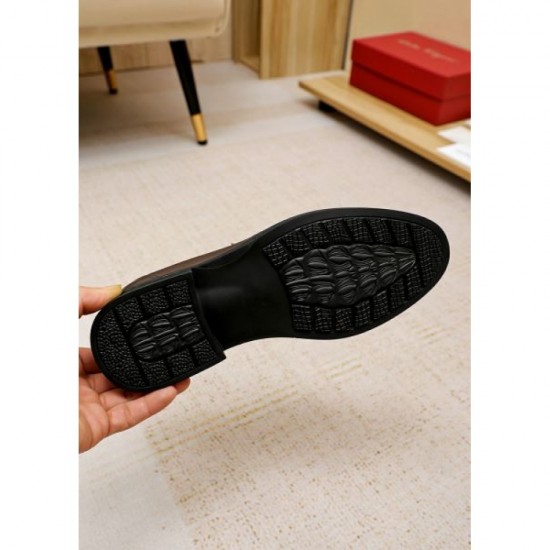 FERRAGAMO Salvatore Ferragamo Attracting Attention 2024SS Men's Business Shoes FERRAGAMO Salvatore Ferragamo Attracting Attention 2024SS Men's Business Shoes