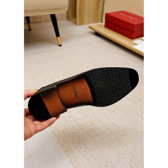 FERRAGAMO Salvatore Ferragamo Stylish One Piece 2024SS Men's Business Shoes FERRAGAMO Salvatore Ferragamo Stylish One Piece 2024SS Men's Business Shoes