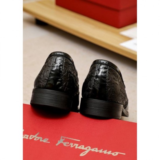 FERRAGAMO Salvatore Ferragamo Standard Popular Item 2024SS Men's Business Shoes FERRAGAMO Salvatore Ferragamo Standard Popular Item 2024SS Men's Business Shoes