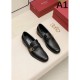 FERRAGAMO Salvatore Ferragamo New Stock Rare 2024SS Men's Business Shoes FERRAGAMO Salvatore Ferragamo New Stock Rare 2024SS Men's Business Shoes