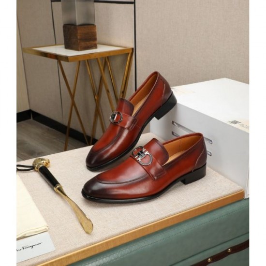 FERRAGAMO Salvatore Ferragamo Great Value 2024SS Men's Business Shoes FERRAGAMO Salvatore Ferragamo Great Value 2024SS Men's Business Shoes