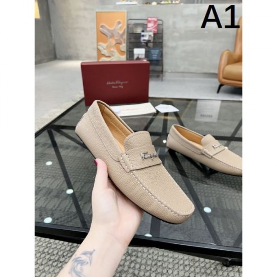 FERRAGAMO Salvatore Ferragamo Spring/Summer Model 2024SS Men's Business Shoes FERRAGAMO Salvatore Ferragamo Spring/Summer Model 2024SS Men's Business Shoes