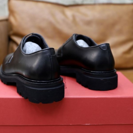 FERRAGAMO Salvatore Ferragamo New Arrival 2024SS Men's Business Shoes FERRAGAMO Salvatore Ferragamo New Arrival 2024SS Men's Business Shoes