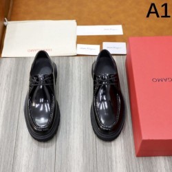 FERRAGAMO Salvatore Ferragamo New Popular 2024SS Men's Business Shoes