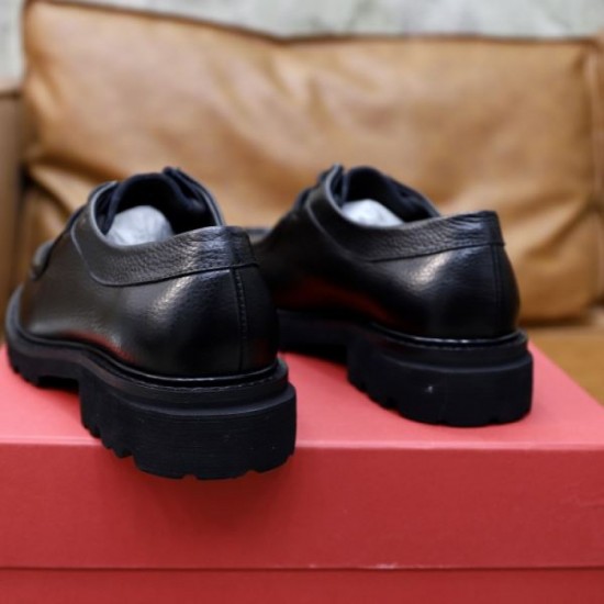 FERRAGAMO Salvatore Ferragamo New Popular 2024SS Men's Business Shoes FERRAGAMO Salvatore Ferragamo New Popular 2024SS Men's Business Shoes