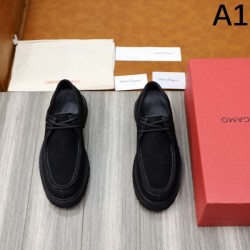 FERRAGAMO Salvatore Ferragamo Seasonal Design 2024SS Men's Business Shoes