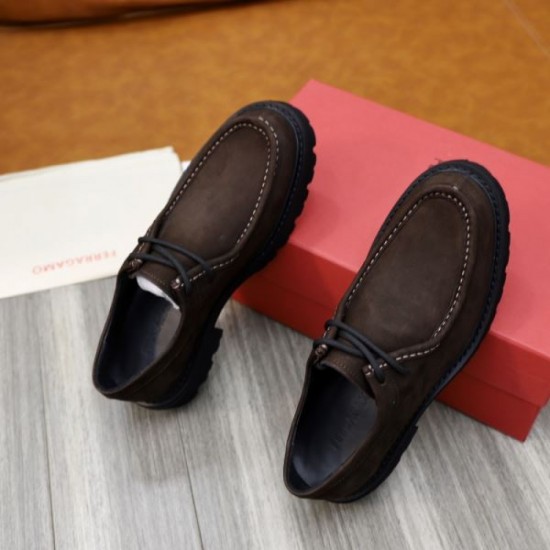 FERRAGAMO Salvatore Ferragamo Seasonal Design 2024SS Men's Business Shoes FERRAGAMO Salvatore Ferragamo Seasonal Design 2024SS Men's Business Shoes