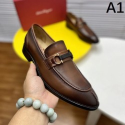 FERRAGAMO Salvatore Ferragamo Great Summer 2024SS Men's Business Shoes