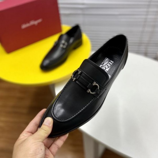 FERRAGAMO Salvatore Ferragamo Great Summer 2024SS Men's Business Shoes FERRAGAMO Salvatore Ferragamo Great Summer 2024SS Men's Business Shoes