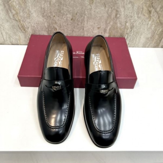 FERRAGAMO Salvatore Ferragamo Perfect 2024SS Men's Business Shoes FERRAGAMO Salvatore Ferragamo Perfect 2024SS Men's Business Shoes