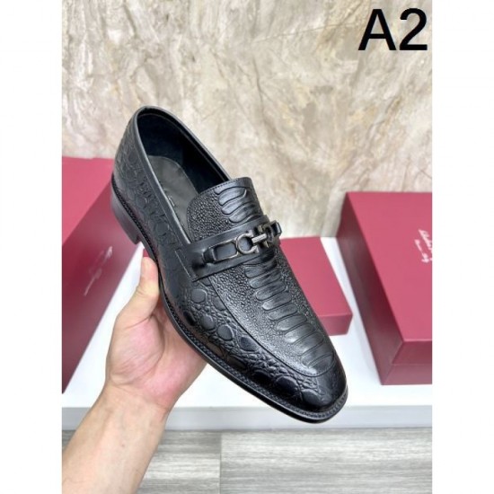 FERRAGAMO Salvatore Ferragamo Must-have 2024SS Men's Business Shoes FERRAGAMO Salvatore Ferragamo Must-have 2024SS Men's Business Shoes
