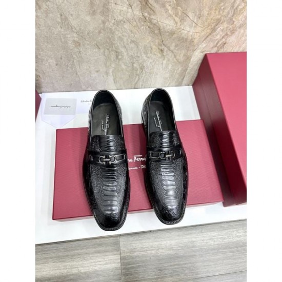 FERRAGAMO Salvatore Ferragamo Must-have 2024SS Men's Business Shoes FERRAGAMO Salvatore Ferragamo Must-have 2024SS Men's Business Shoes