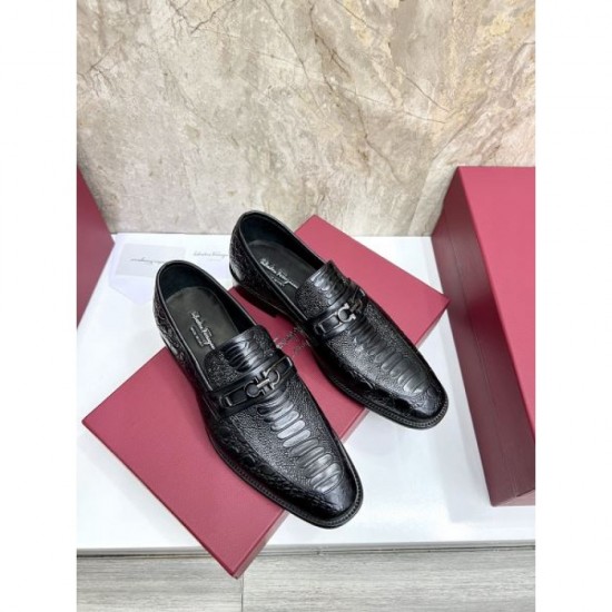 FERRAGAMO Salvatore Ferragamo Must-have 2024SS Men's Business Shoes FERRAGAMO Salvatore Ferragamo Must-have 2024SS Men's Business Shoes
