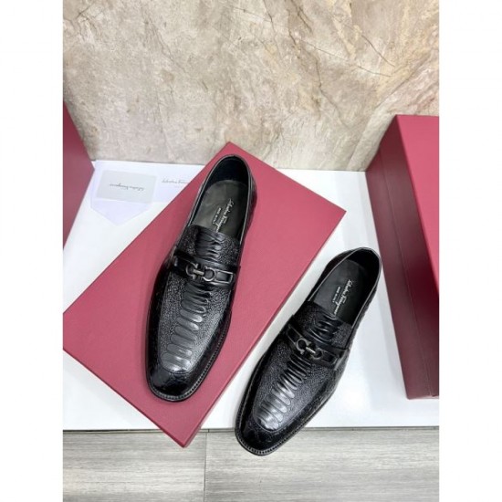 FERRAGAMO Salvatore Ferragamo Must-have 2024SS Men's Business Shoes FERRAGAMO Salvatore Ferragamo Must-have 2024SS Men's Business Shoes