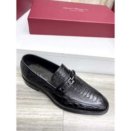 FERRAGAMO Salvatore Ferragamo Must-have 2024SS Men's Business Shoes FERRAGAMO Salvatore Ferragamo Must-have 2024SS Men's Business Shoes