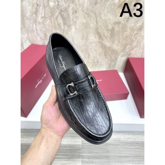 FERRAGAMO Salvatore Ferragamo Adult Charm 2024SS Men's Business Shoes FERRAGAMO Salvatore Ferragamo Adult Charm 2024SS Men's Business Shoes