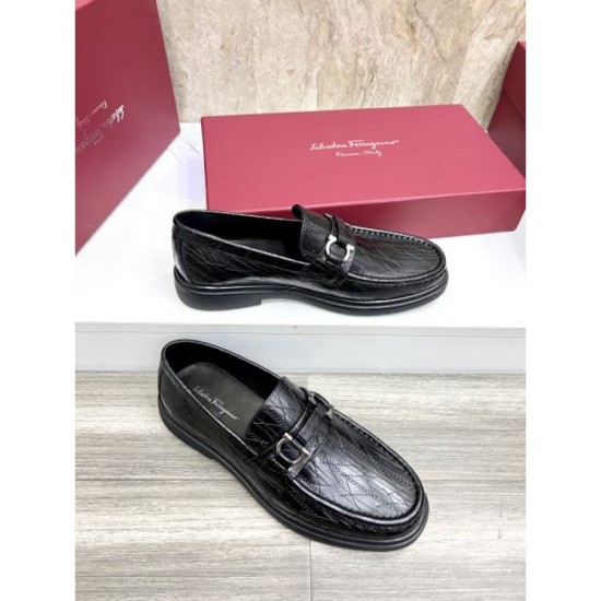 FERRAGAMO Salvatore Ferragamo Adult Charm 2024SS Men's Business Shoes FERRAGAMO Salvatore Ferragamo Adult Charm 2024SS Men's Business Shoes