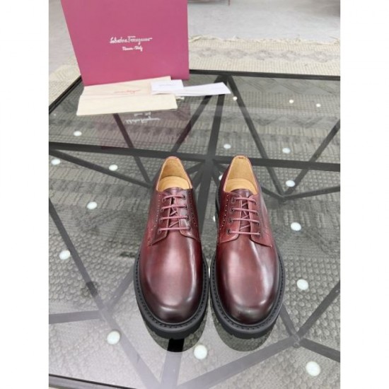 2024FW Men's Business Shoes FERRAGAMO Salvatore Ferragamo 100% New 2024FW Men's Business Shoes FERRAGAMO Salvatore Ferragamo 100% New
