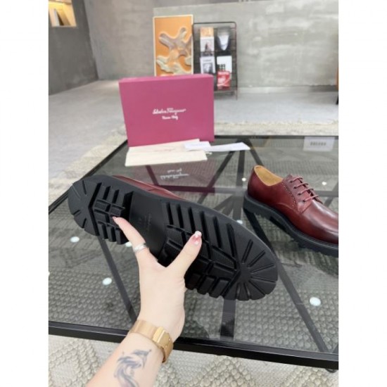 2024FW Men's Business Shoes FERRAGAMO Salvatore Ferragamo 100% New 2024FW Men's Business Shoes FERRAGAMO Salvatore Ferragamo 100% New