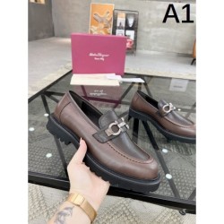 2024FW Men's Business Shoes FERRAGAMO Salvatore Ferragamo VIP Sale