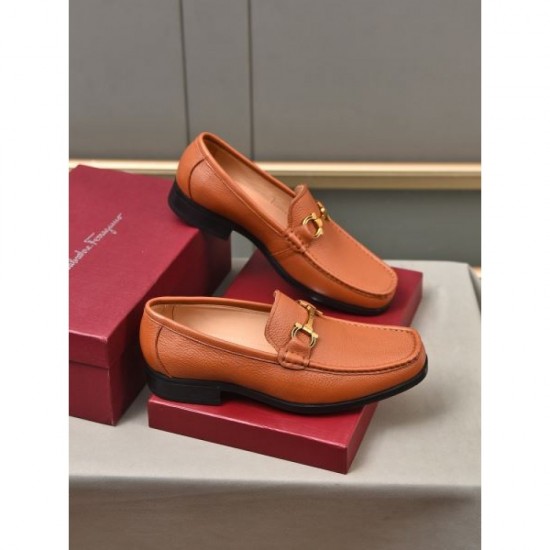 2024FW Men's business shoes FERRAGAMO Salvatore Ferragamo logo is nice 2024FW Men's business shoes FERRAGAMO Salvatore Ferragamo logo is nice