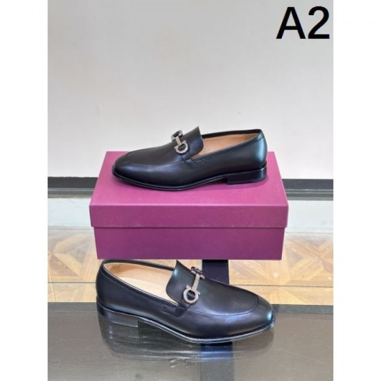2024FW Men's Business Shoes FERRAGAMO Salvatore Ferragamo In Stock Immediate Delivery 2024FW Men's Business Shoes FERRAGAMO Salvatore Ferragamo In Stock Immediate Delivery