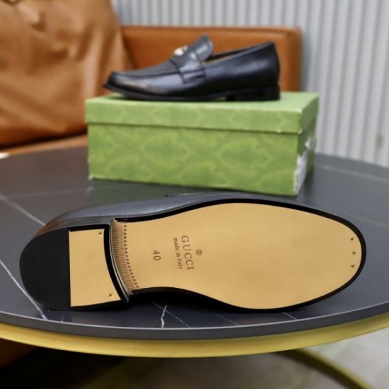 GUCCI Gucci Classic Popular Thin Soft 2024SS Men's Business Shoes GUCCI Gucci Classic Popular Thin Soft 2024SS Men's Business Shoes