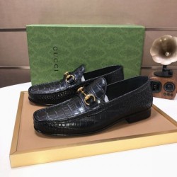 GUCCI Gucci New Limited Popular 2024SS Men's Business Shoes