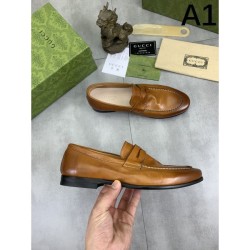 2024FW Men's Business Shoes GUCCI Gucci Hot New Winter Items
