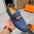 HERMES Nice coordination attracts attention 2024SS Men's business shoes
