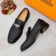 HERMES Nice coordination attracts attention 2024SS Men's business shoes HERMES Nice coordination attracts attention 2024SS Men's business shoes