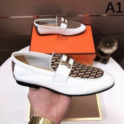 HERMES New products continue to be very popular 2024SS Men's business shoes