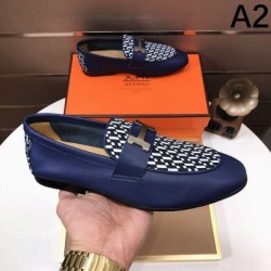 HERMES New products continue to be very popular 2024SS Men's business shoes