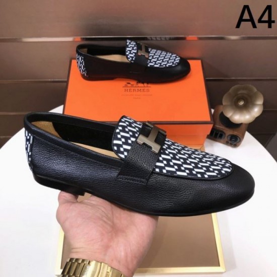 HERMES New products continue to be very popular 2024SS Men's business shoes HERMES New products continue to be very popular 2024SS Men's business shoes