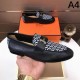 HERMES New products continue to be very popular 2024SS Men's business shoes HERMES New products continue to be very popular 2024SS Men's business shoes